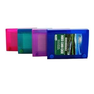 index card plastic sleeve
